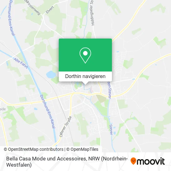 Bella Casa Mode und Accessoires Karte