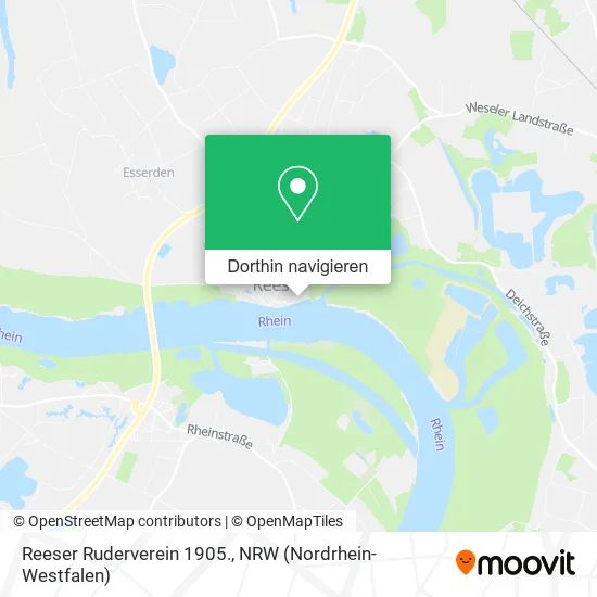 Reeser Ruderverein 1905. Karte