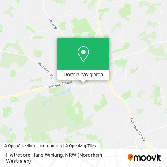 Hwtresore Hans Winking Karte