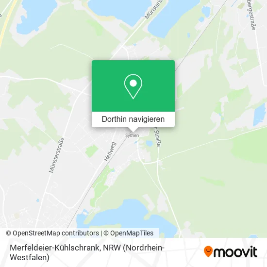 Merfeldeier-Kühlschrank Karte