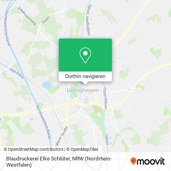 Blaudruckerei Elke Schlüter Karte