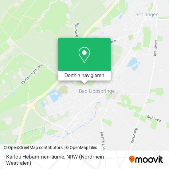 Karlou Hebammenräume Karte