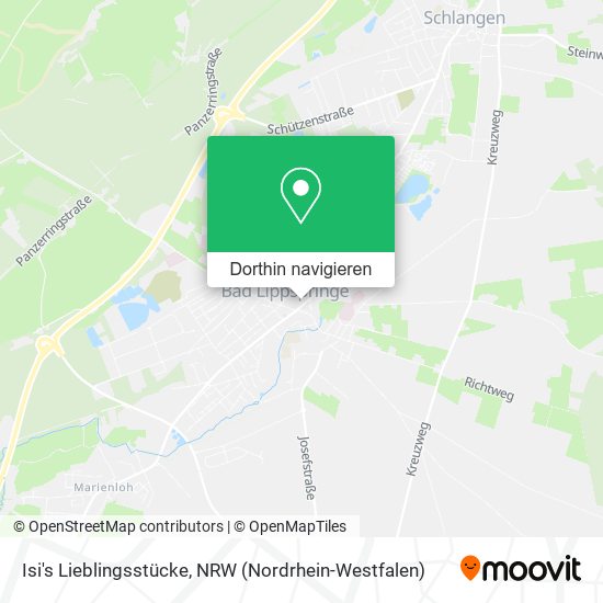 Isi's Lieblingsstücke Karte