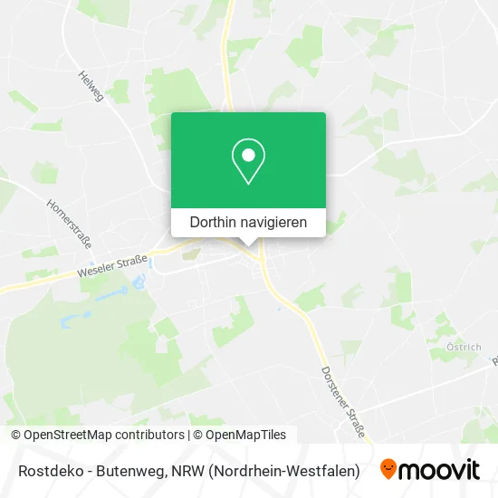 Rostdeko - Butenweg Karte