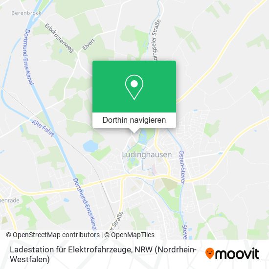 Ladestation für Elektrofahrzeuge Karte