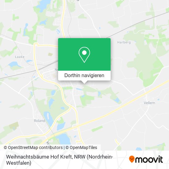 Weihnachtsbäume Hof Kreft Karte