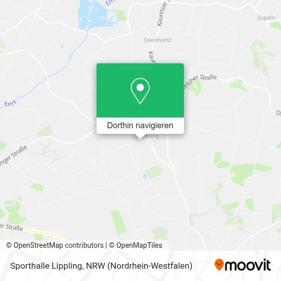 Sporthalle Lippling Karte