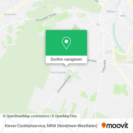 Klever-Cocktailservice Karte