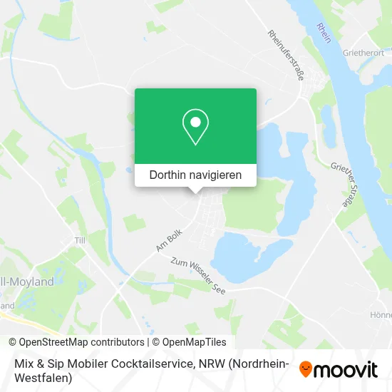 Mix & Sip Mobiler Cocktailservice Karte