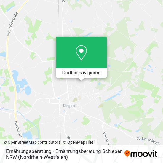 Ernährungsberatung - Ernährungsberatung Schieber Karte