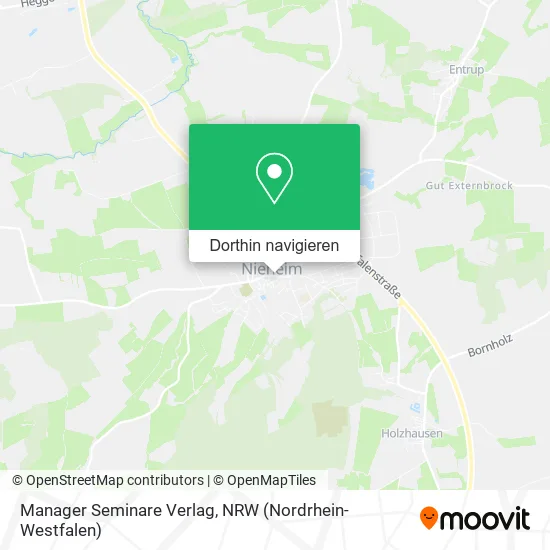 Manager Seminare Verlag Karte