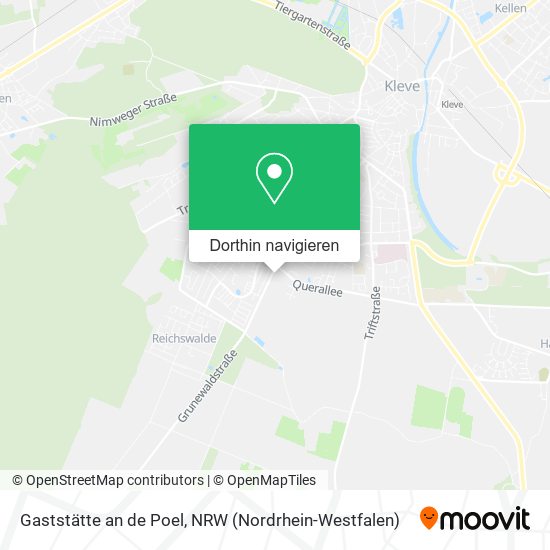 Gaststätte an de Poel Karte
