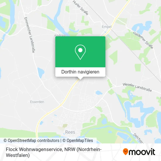 Flock Wohnwagenservice Karte