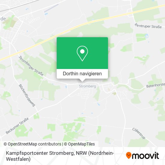 Kampfsportcenter Stromberg Karte