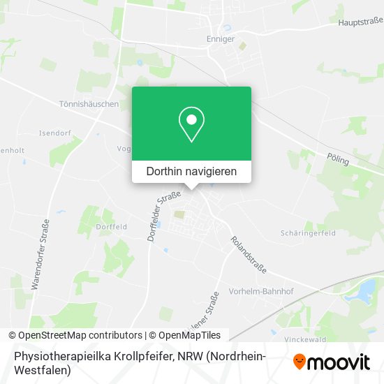 Physiotherapieilka Krollpfeifer Karte