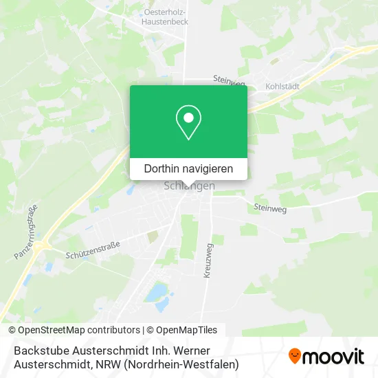 Backstube Austerschmidt Inh. Werner Austerschmidt Karte