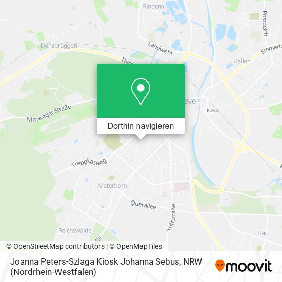 Joanna Peters-Szlaga Kiosk Johanna Sebus Karte
