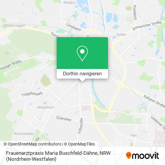 Frauenarztpraxis Maria Buschfeld-Dähne Karte