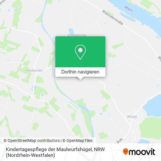 Kindertagespflege der Maulwurfshügel Karte