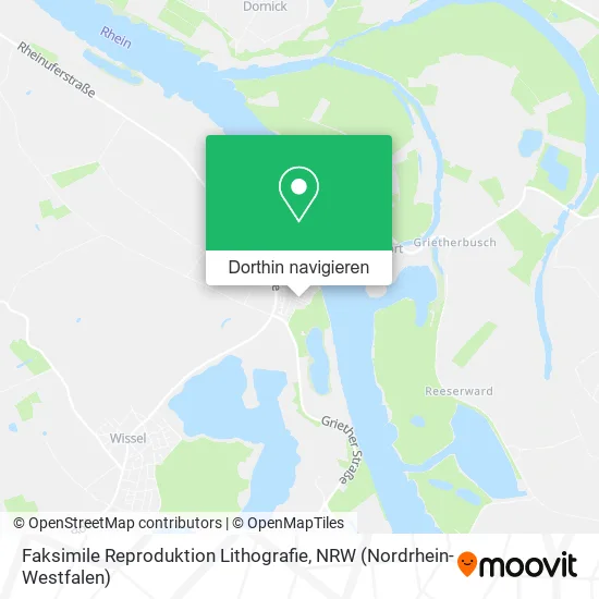 Faksimile Reproduktion Lithografie Karte