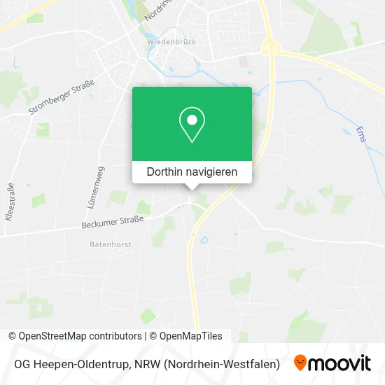 OG Heepen-Oldentrup Karte
