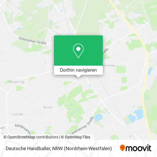 Deutsche Handballer Karte