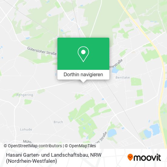 Hasani Garten- und Landschaftsbau Karte