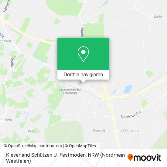 Kleverland Schützen U- Festmoden Karte