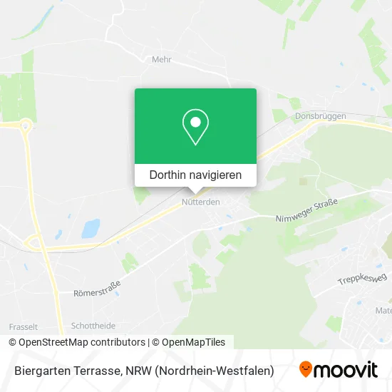 Biergarten Terrasse Karte