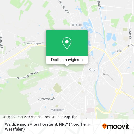 Waldpension Altes Forstamt Karte