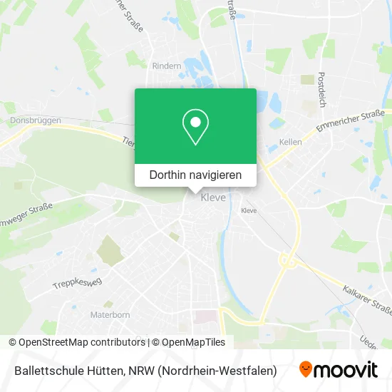 Ballettschule Hütten Karte