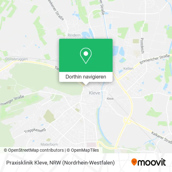 Praxisklinik Kleve Karte
