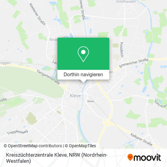 Kreiszüchterzentrale Kleve Karte