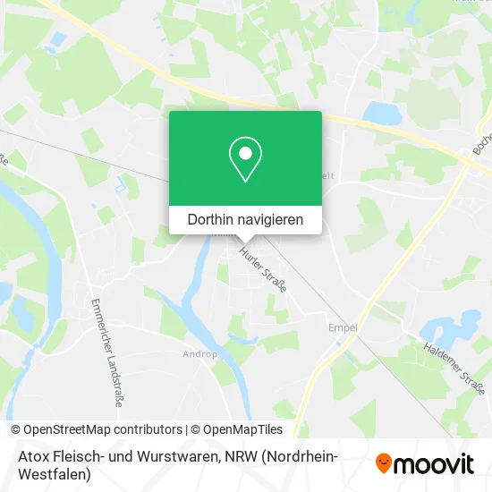 Atox Fleisch- und Wurstwaren Karte