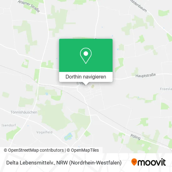 Delta Lebensmittelv. Karte