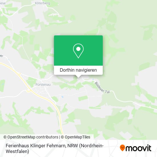 Ferienhaus Klinger Fehmarn Karte