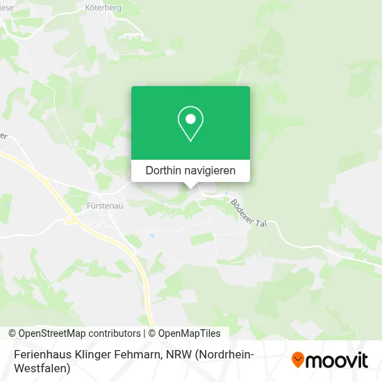 Ferienhaus Klinger Fehmarn Karte