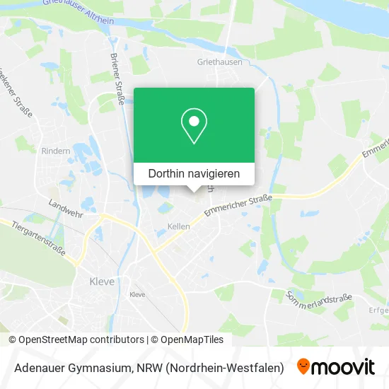 Adenauer Gymnasium Karte