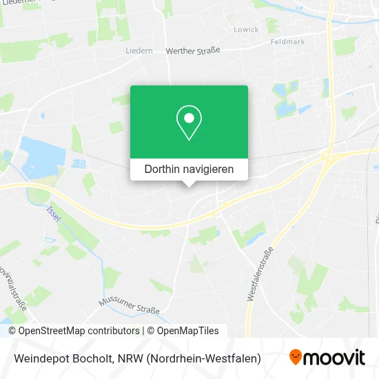 Weindepot Bocholt Karte