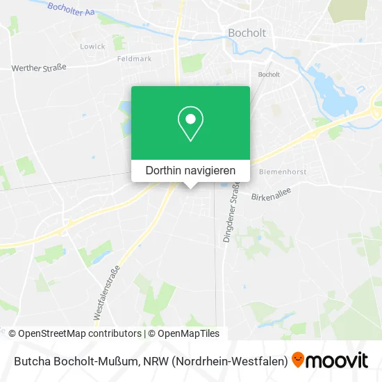 Butcha Bocholt-Mußum Karte