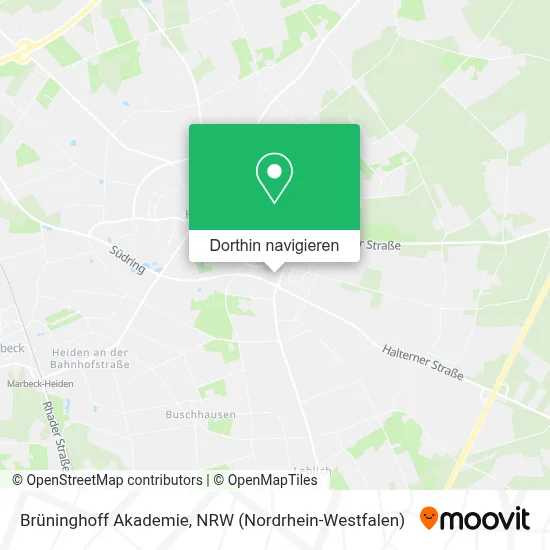 Brüninghoff Akademie Karte