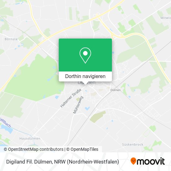 Digiland Fil. Dülmen Karte