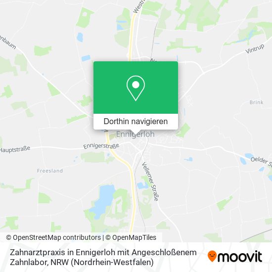 Zahnarztpraxis in Ennigerloh mit Angeschloßenem Zahnlabor Karte