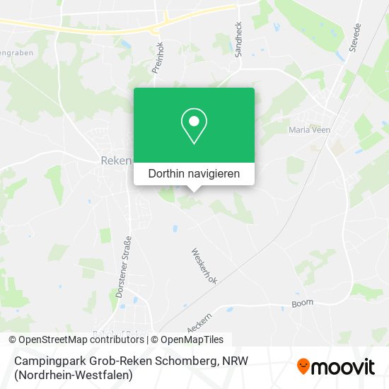 Campingpark Grob-Reken Schomberg Karte