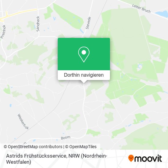 Astrids Frühstücksservice Karte