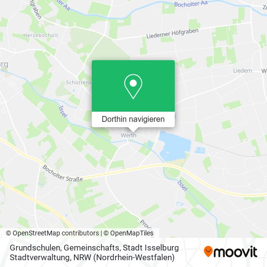 Grundschulen, Gemeinschafts, Stadt Isselburg Stadtverwaltung Karte