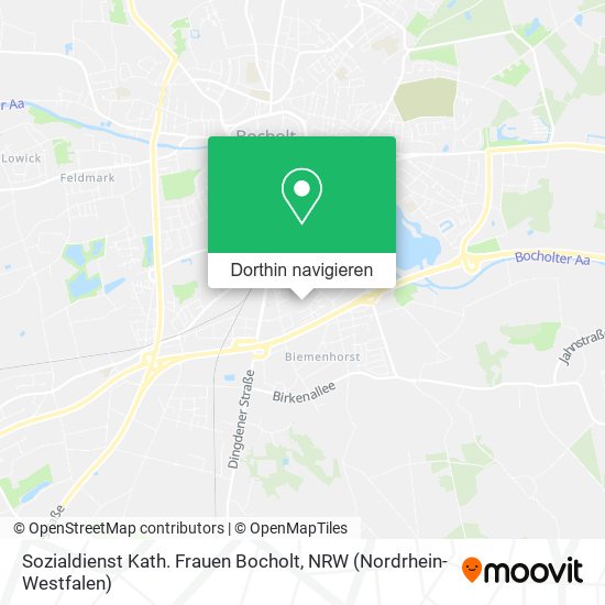 Sozialdienst Kath. Frauen Bocholt Karte