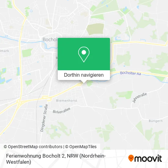 Ferienwohnung Bocholt 2 Karte