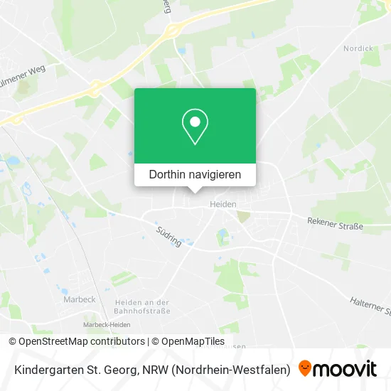 Kindergarten St. Georg Karte