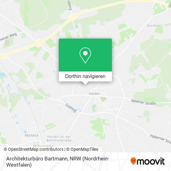 Architekturbüro Bartmann Karte